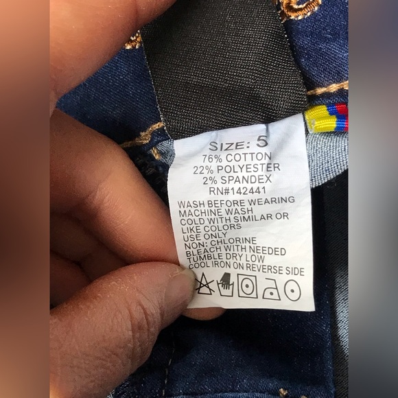 Mitzi Michel Gold hard wear rings and openings on each side of legs SZ 5 Junior - Picture 11 of 12